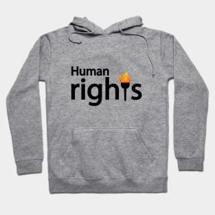 Human rights artistic typography design Hoodie